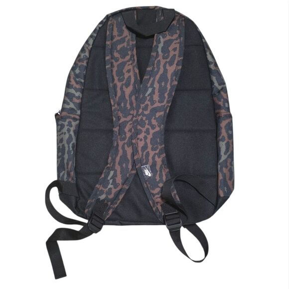 Nike Black Green and Brown Camo Backpack Sleek Urban Design - Picture 2 of 8